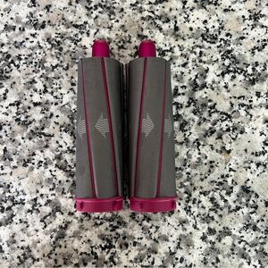 Dyson Airwrap Curling Barrels 1.6 Inch Nickel Fuscia